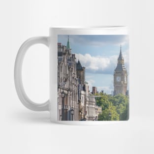 London Elizabeth Tower seen from Trafalgar Square Mug